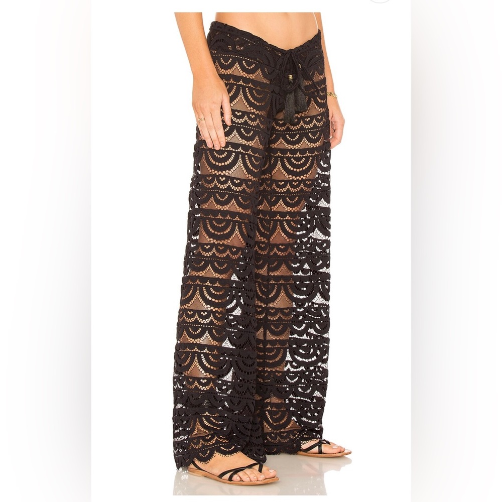PQ Malibu Lace Pant in Lace Diva
